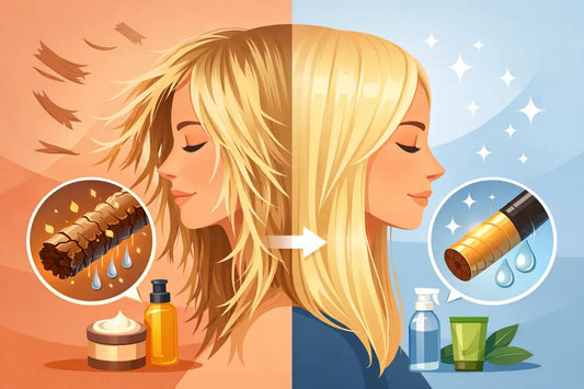 How to Repair Bleached Hair That Feels Fried - MEDLOFT