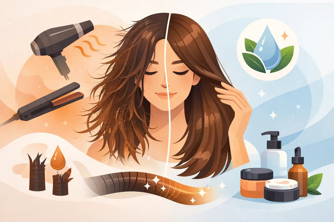 What Helps Heat Damaged Hair? A Smarter Reset - MEDLOFT